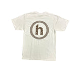 Hidden Brown Bandanna White Tee