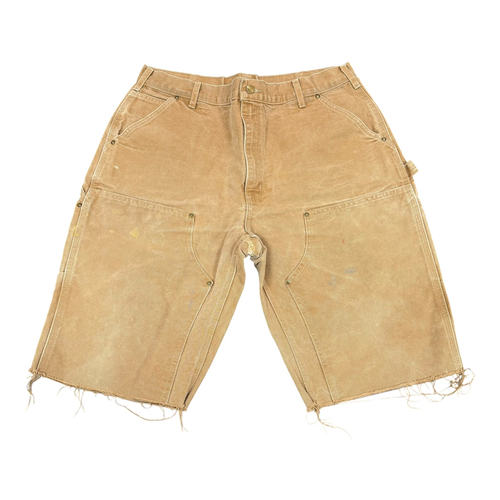 Vintage Carhartt Khaki Double Knee Shorts(38)