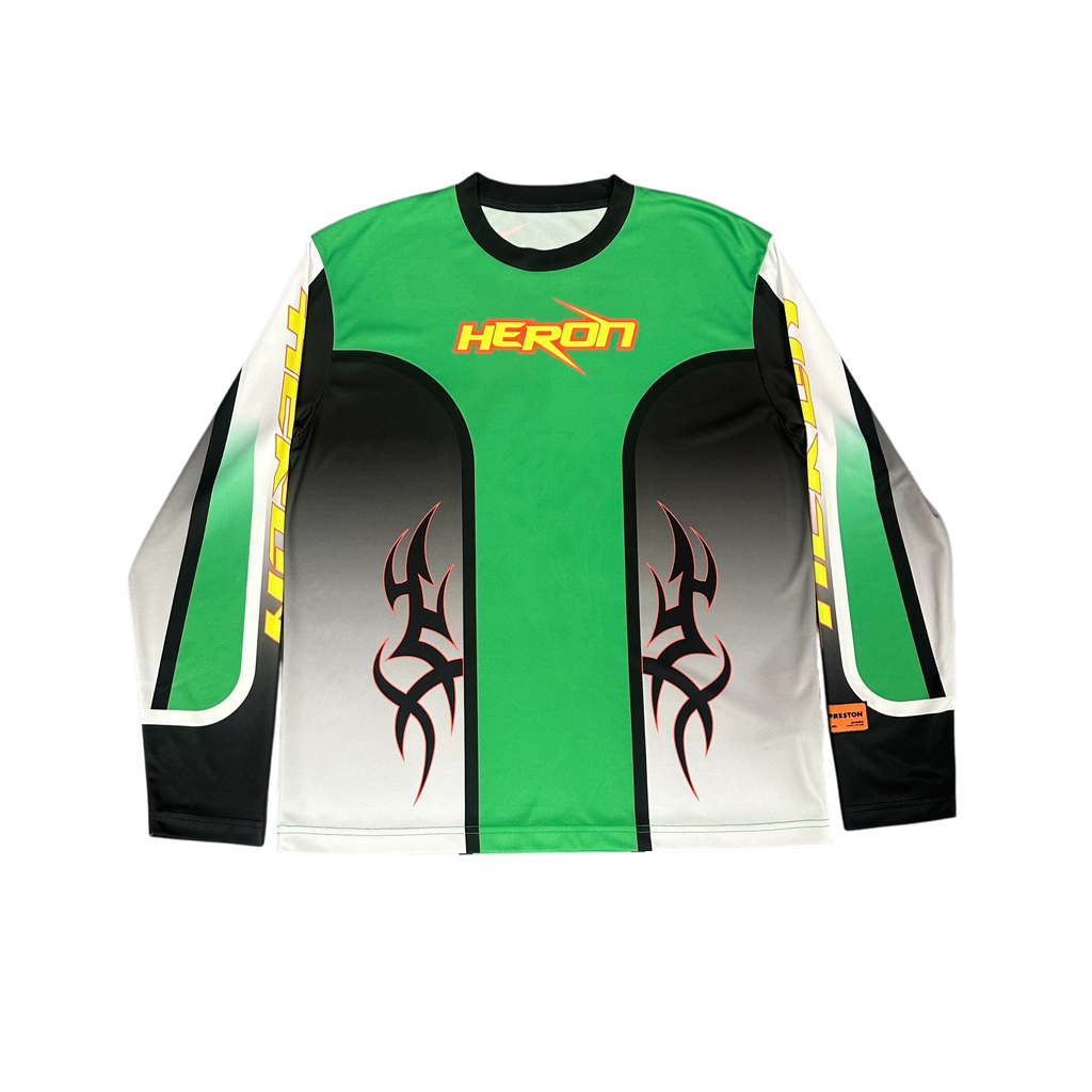 Green Heron Preston Joker Dry Fit LS Tee