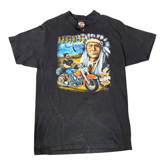 ‘90 Vintage “Brothers In The Wind” Harley Tee