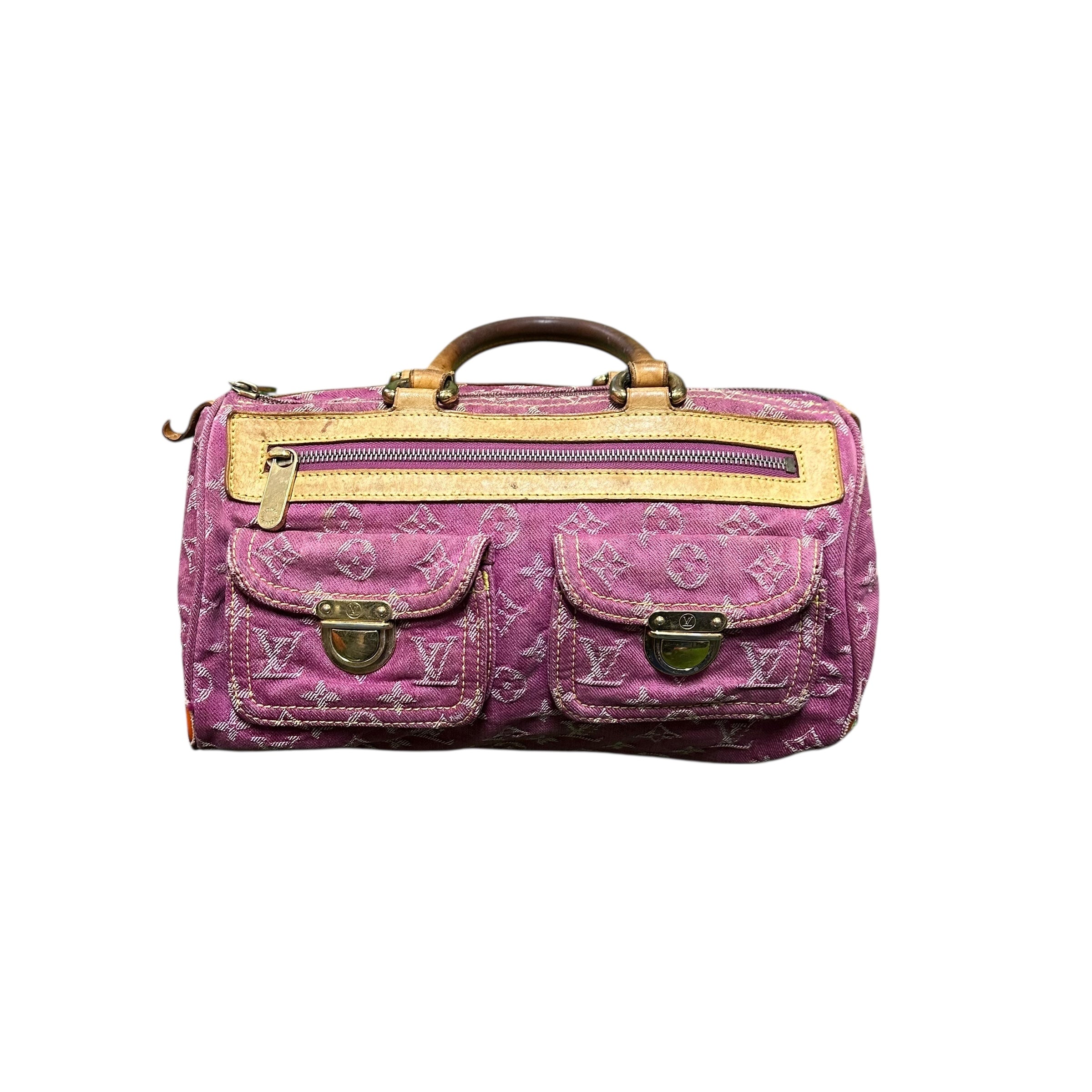 Louis Vuitton Pink Denim Bag