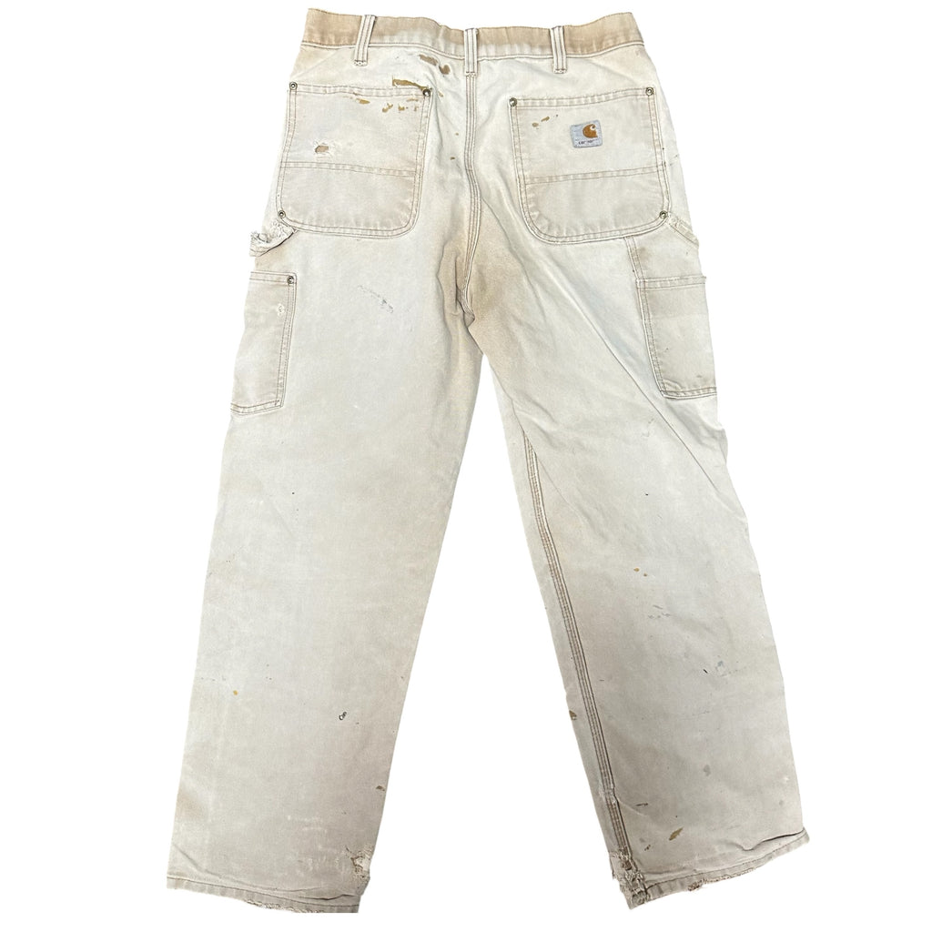 Carhartt Red Stitching Double Knee Khakis
