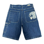 Loco Streetwear Denim Shorts Blue