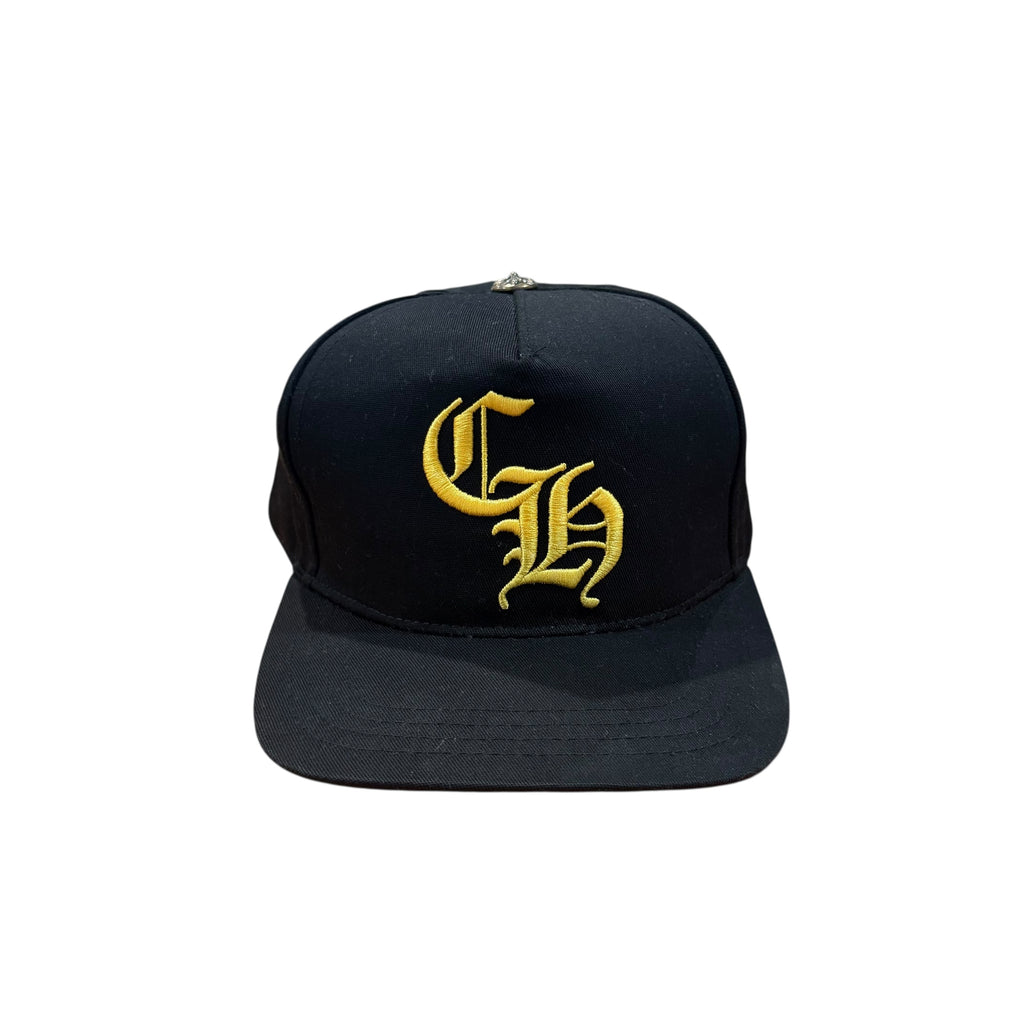 Black/Yellow Chrome Hearts Trucker Hat