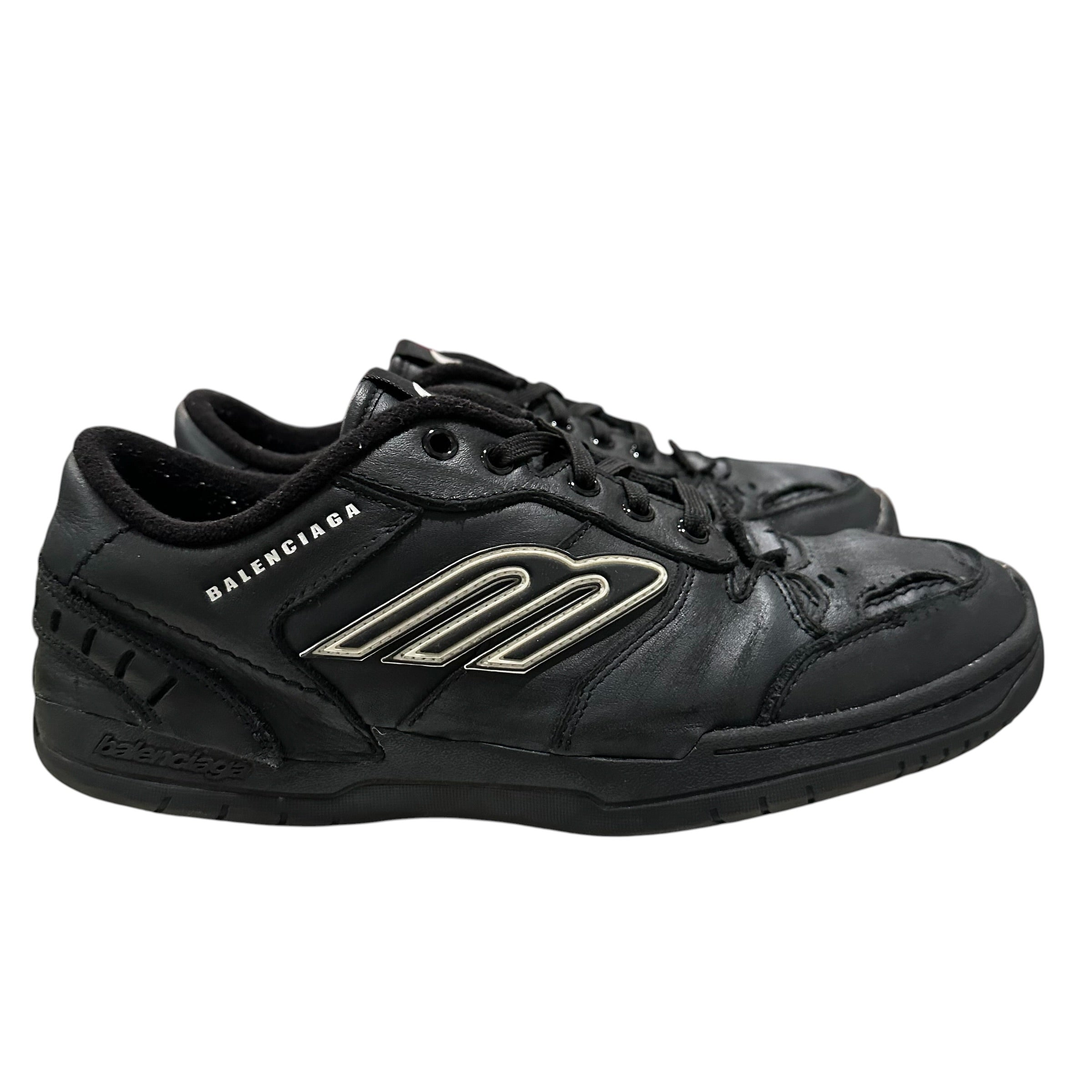 Balenciaga Blk/Wht Hampton Sneakers (No Box)