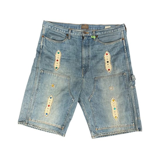 Kapital Studded Denim Shorts