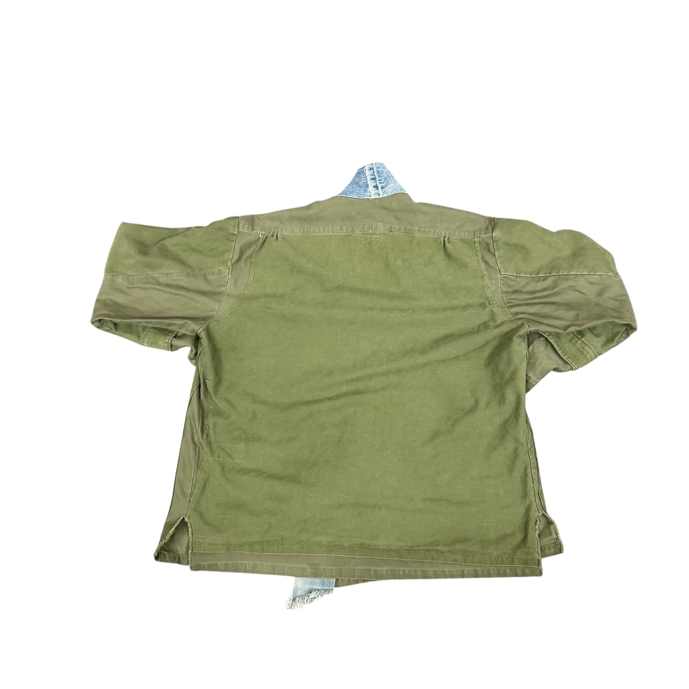 Greg Lauren Denim Lapel Brigade Jacket
