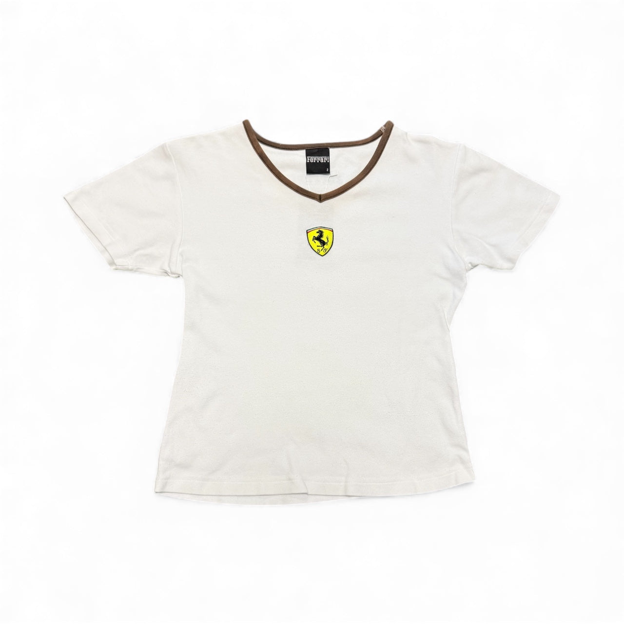 White Ferrari Tee