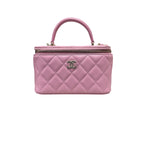 Pink Chanel Vanity Bag