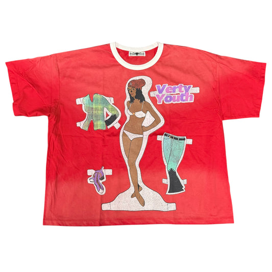Vertabrae Verty Youth Tee Red