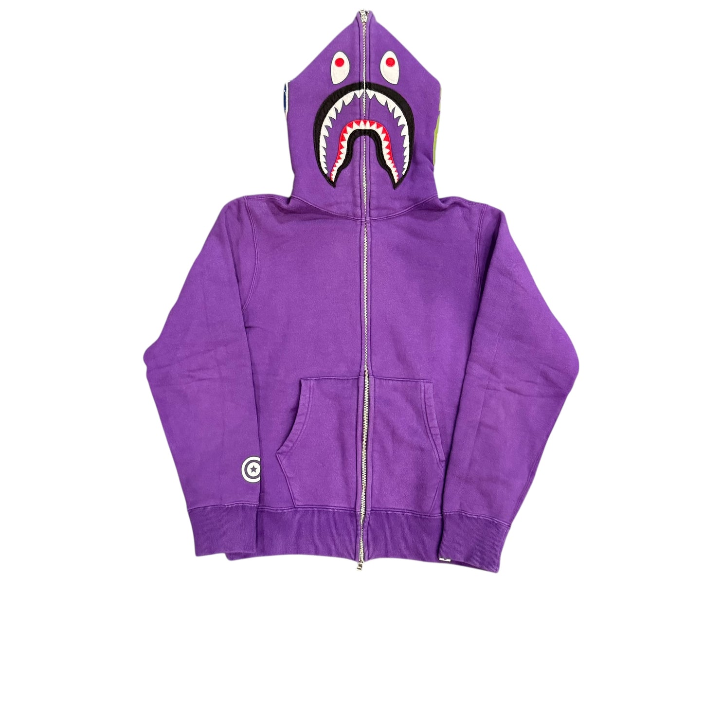 Purple Bape Full Zip Up