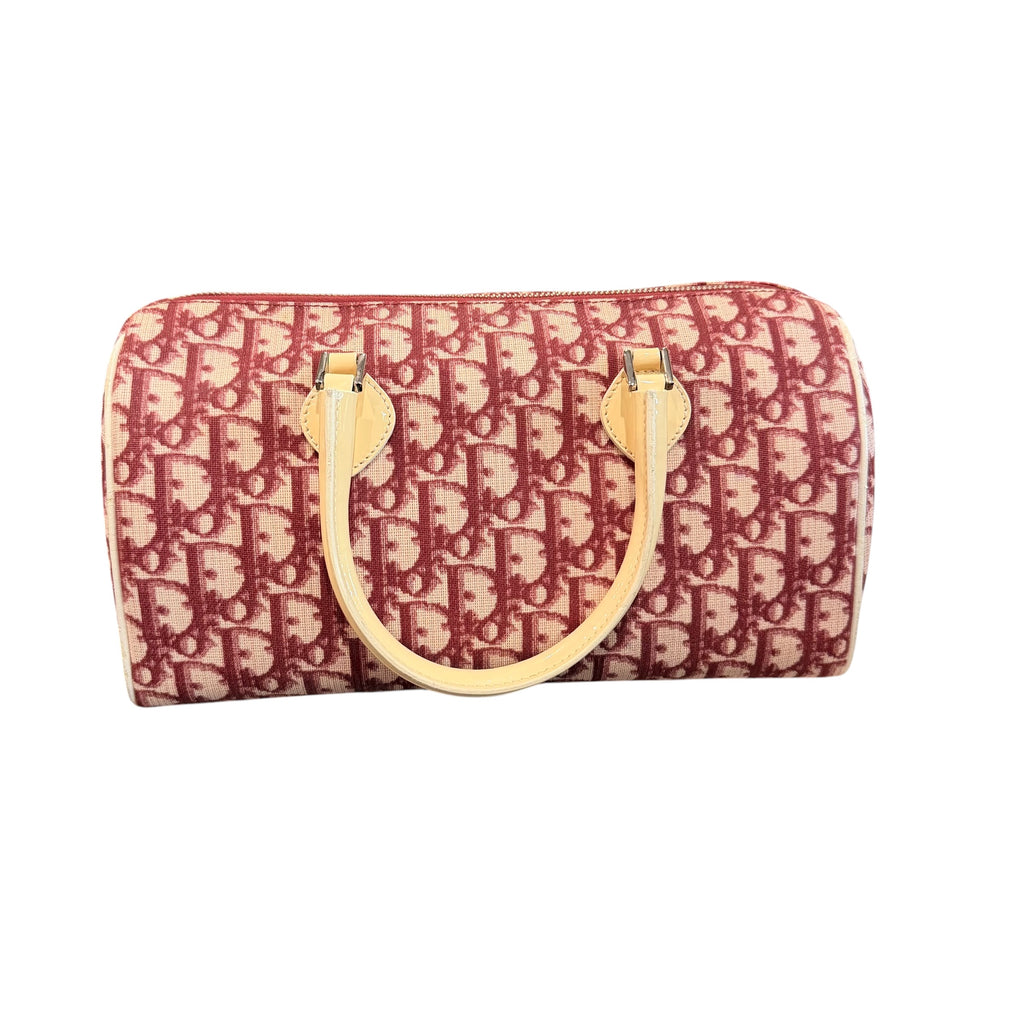 Dior Trotter Hand Wag Red/Silver