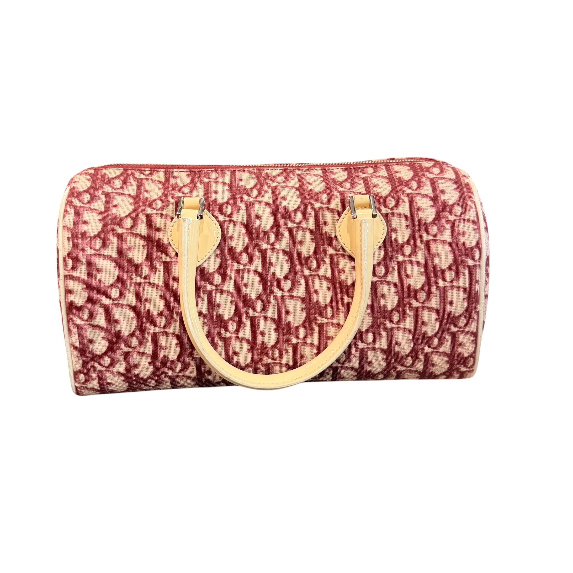 Dior Trotter Hand Wag Red/Silver