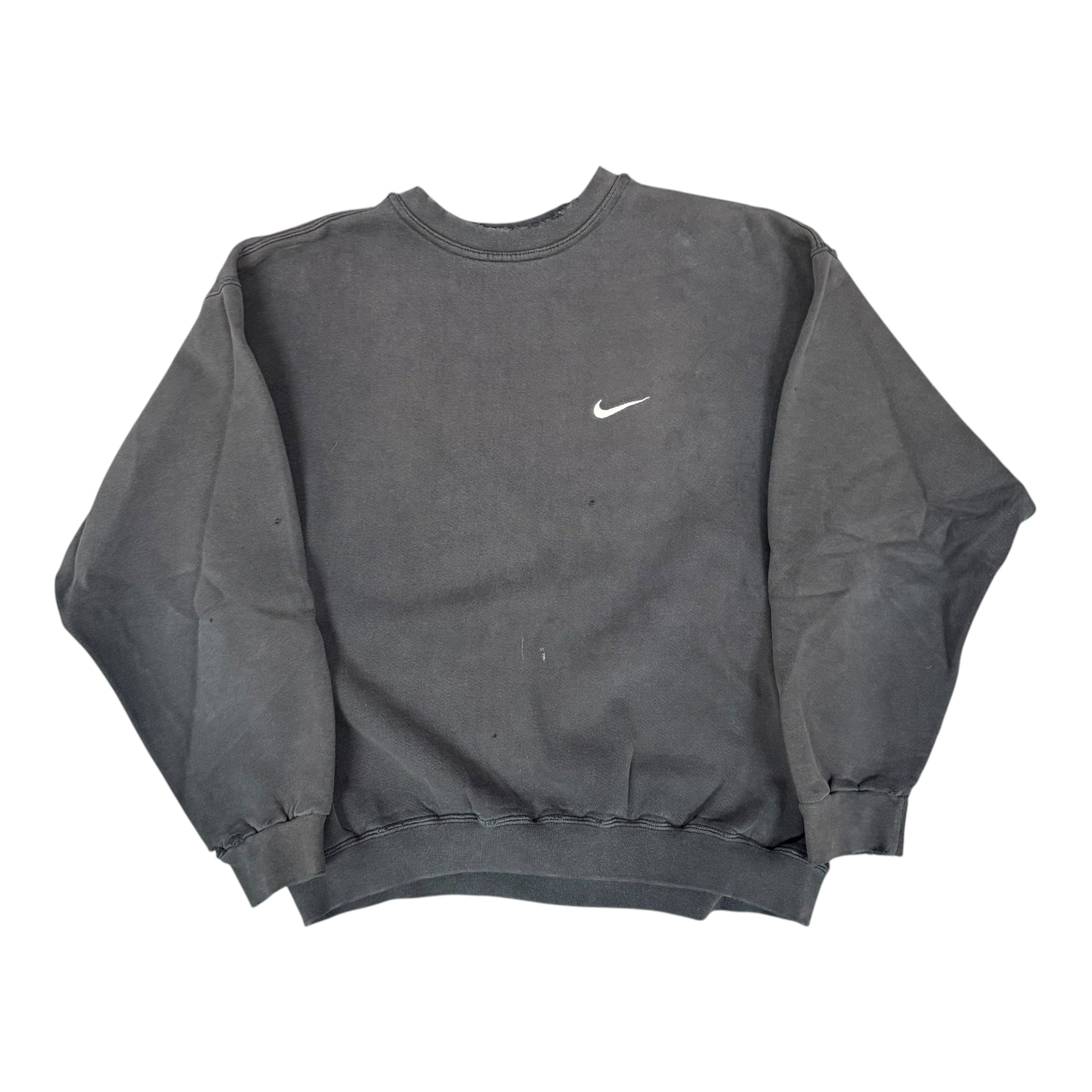 Vintage Faded Black Nike Crewneck