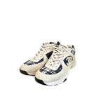 CHANEL Tweed Suede Calfskin CC Sneakers