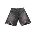 Saint Michael Black Double Knee Shorts