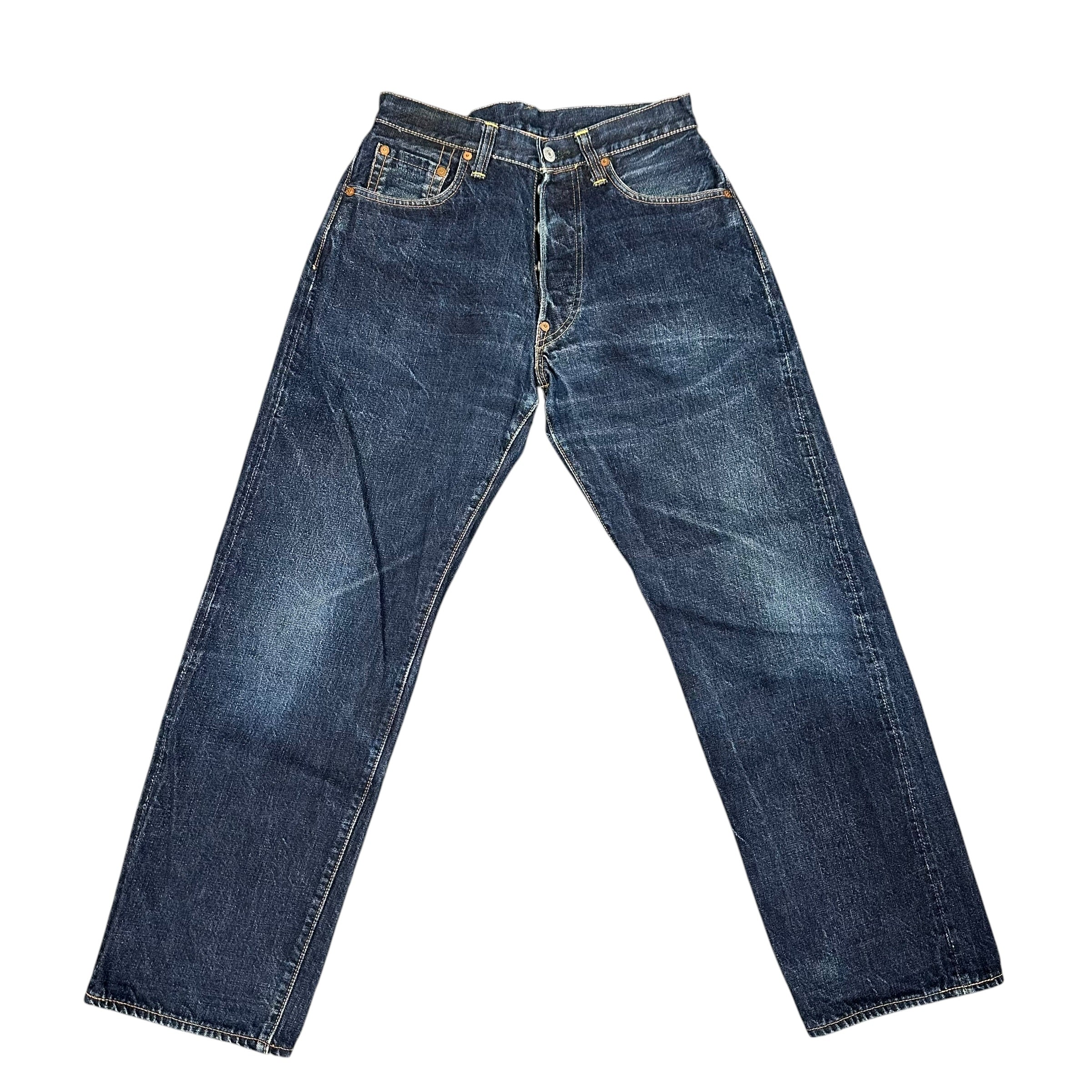 Evisu “No.2” Dark Blue/Pink Jeans (30x29)