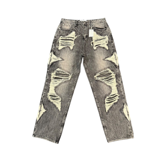 Vale Lives Mirror Distressed Jeans