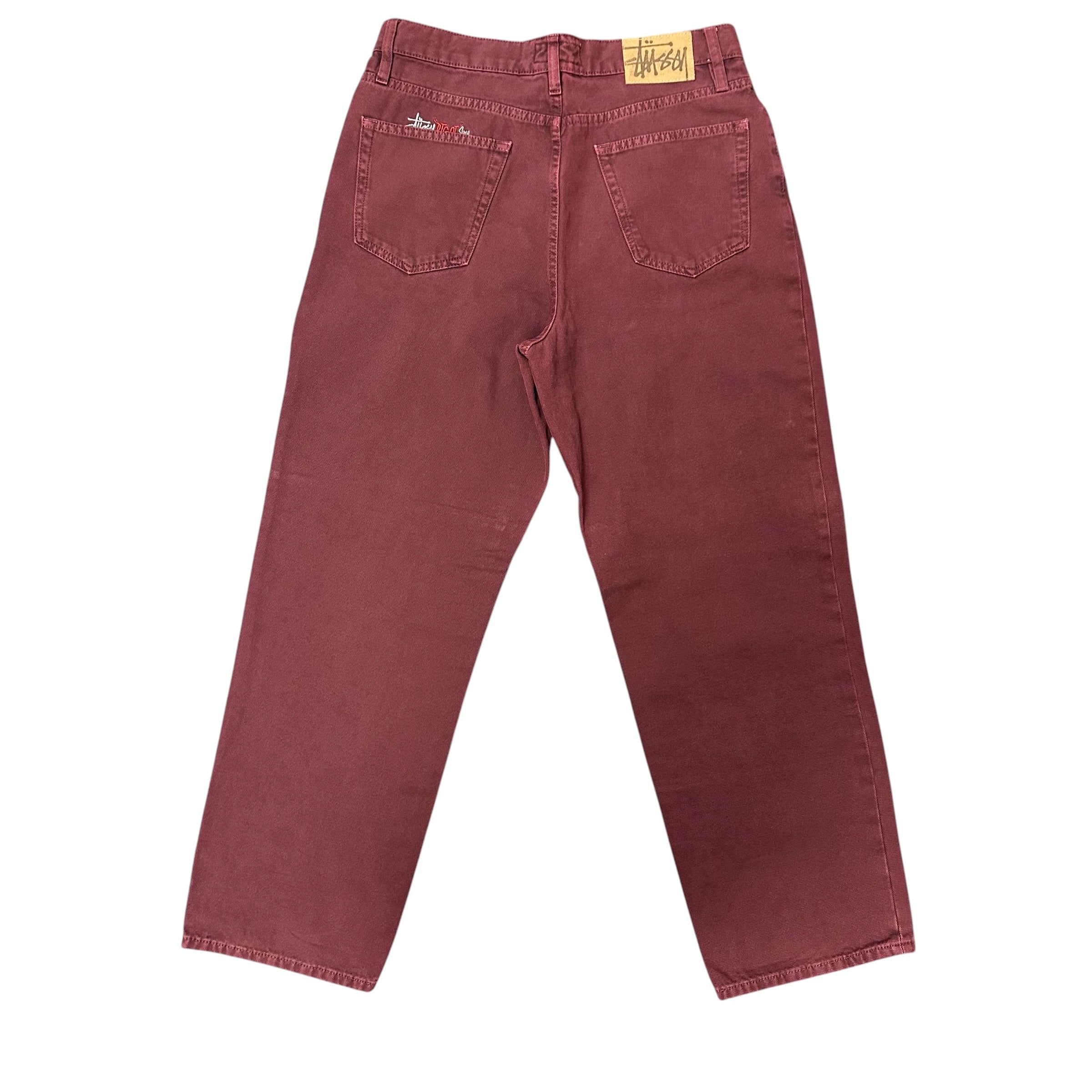 Stüssy Big Ol' Jeans “Wine Red”