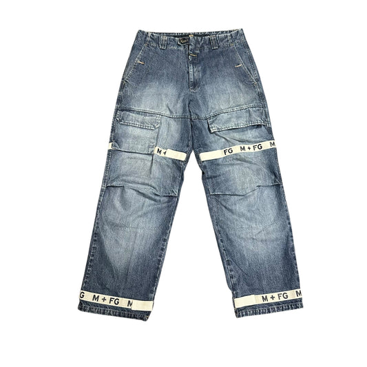 Vintage Girbaud Jeans Blue/White