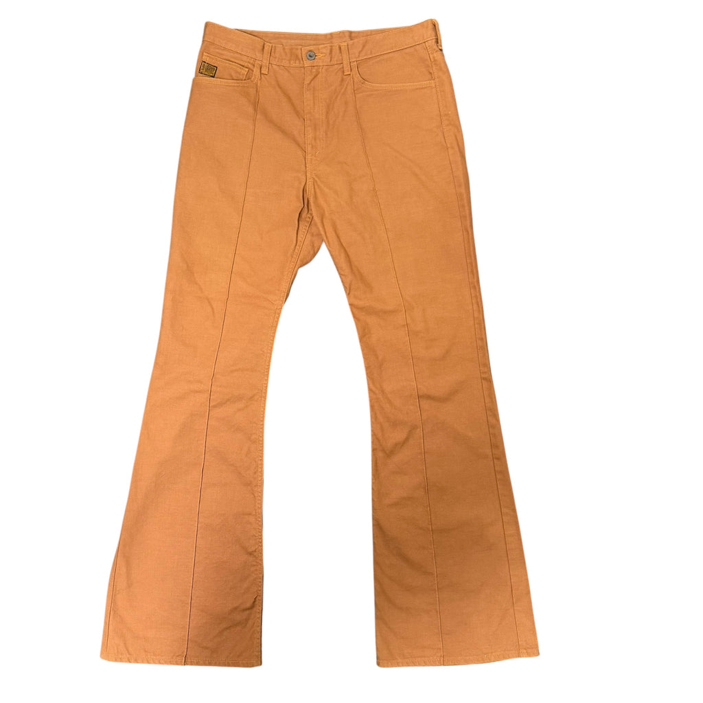 Kapital Canvas Rat Flare Brown Pants