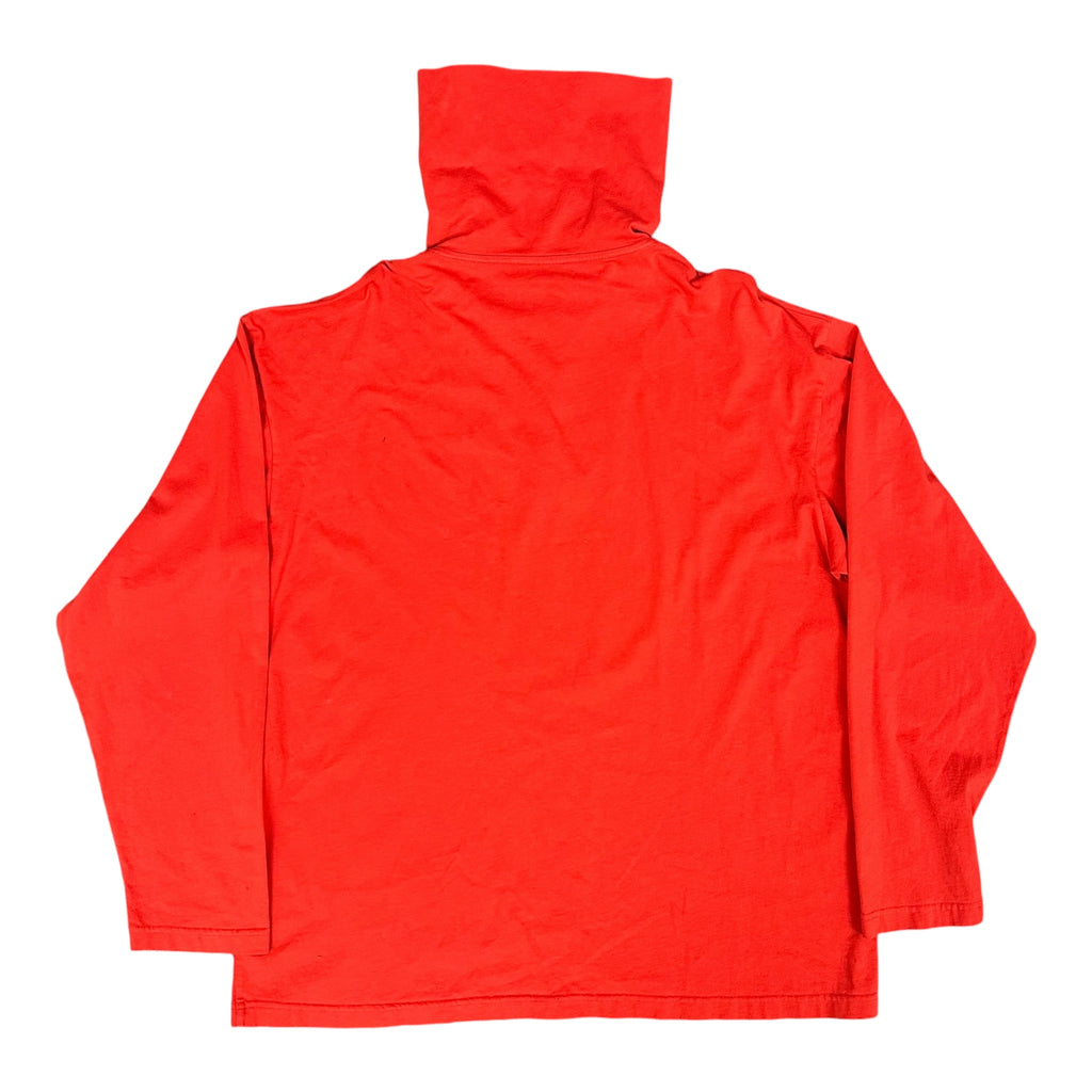 Balenciaga Red Zip Turtle Neck