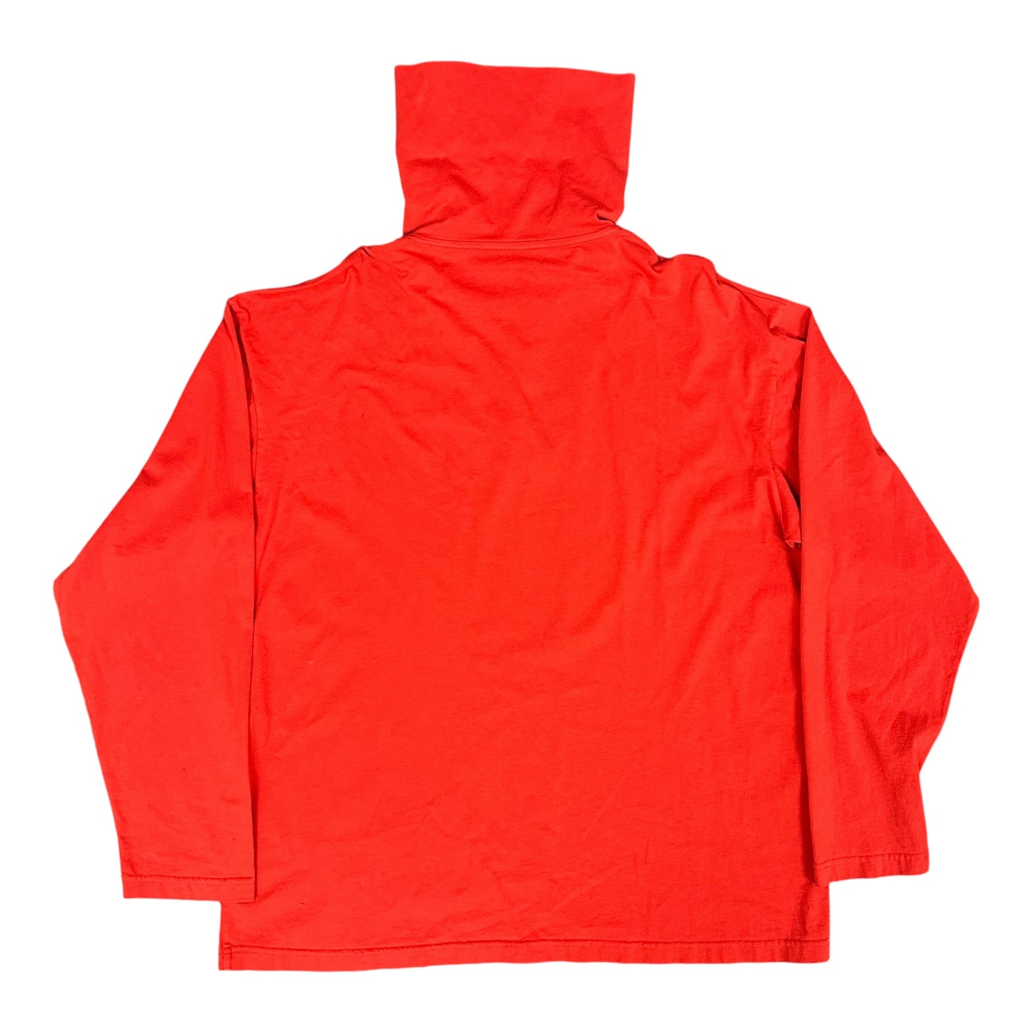 Balenciaga Red Zip Turtle Neck