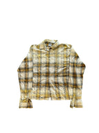 Vale Yellow Rhinestone Flannel
