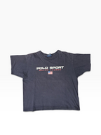 Vintage Dark Blue Polo Sport Tee