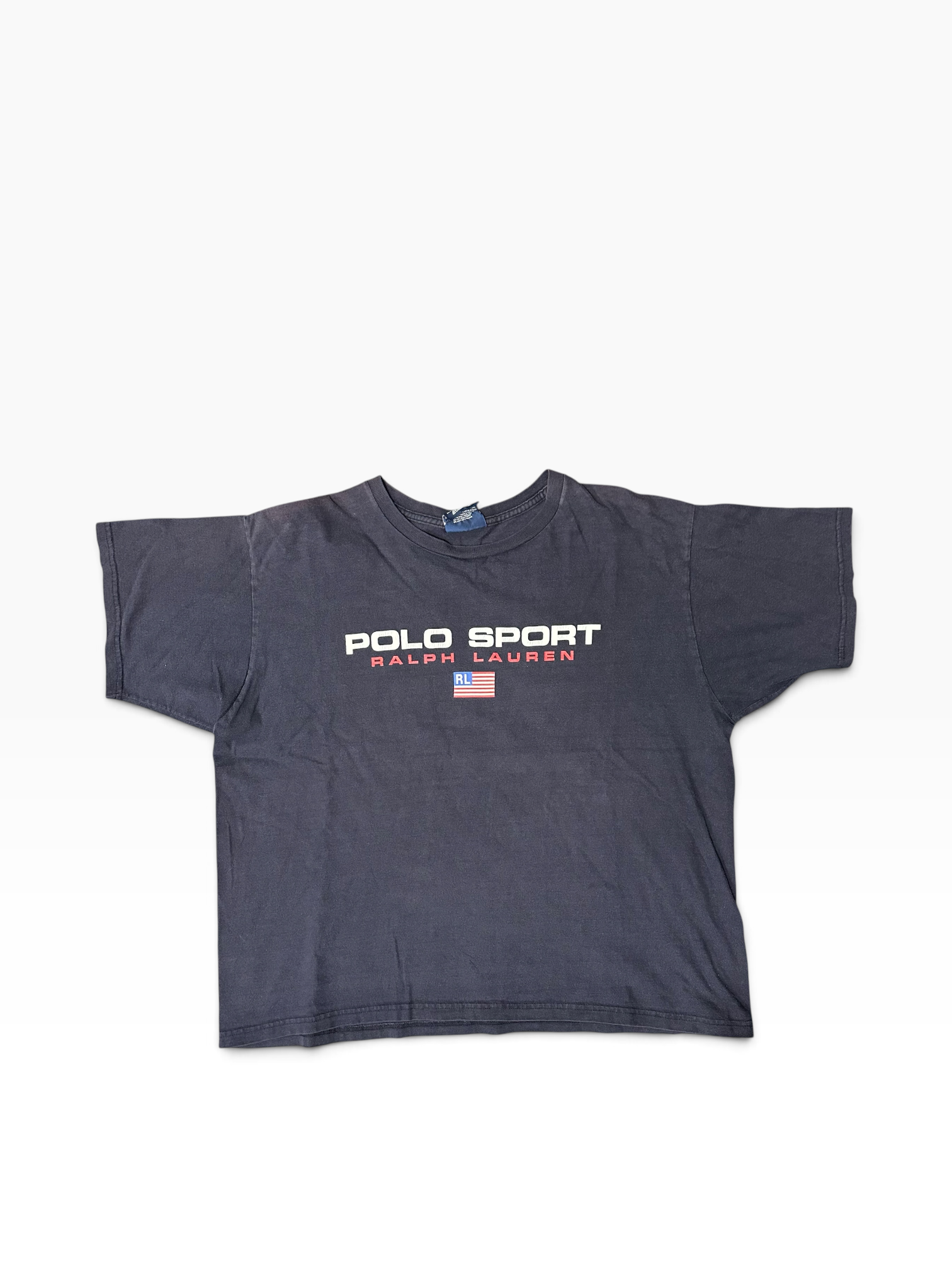 Vintage Dark Blue Polo Sport Tee