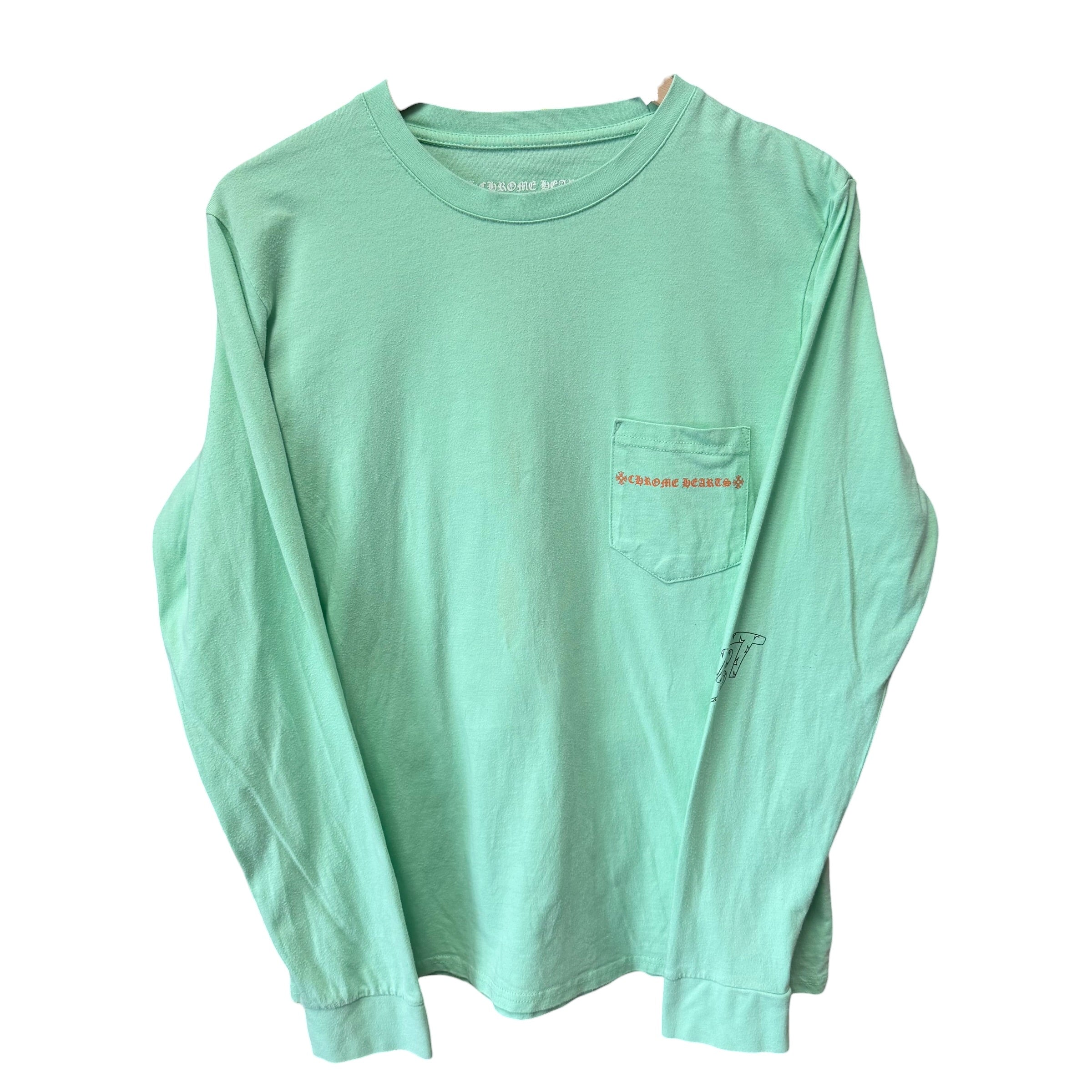 Chrome Hearts x Matty Boy "Lust" Long sleeve Sea-foam Green