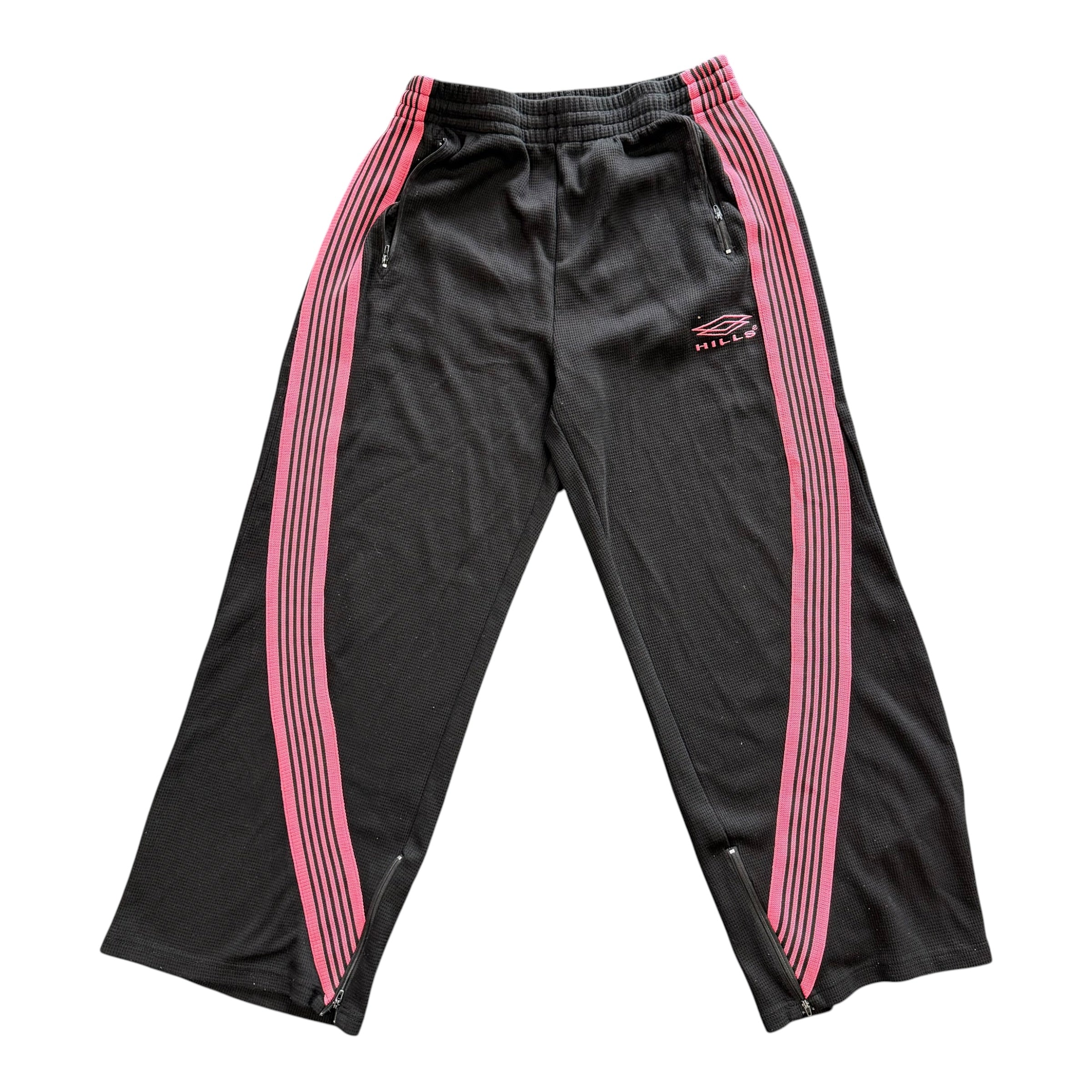 HMDD Black/Pink Striped Sweatpants