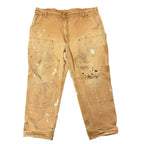Vintage Carhartt Khaki Painted Double Knee (42x32)