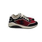Chanel CC Logo Terry Cloth Sneakers (No Box)