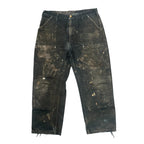 Vintage Carhartt Black Painted Double Knee (33x30)