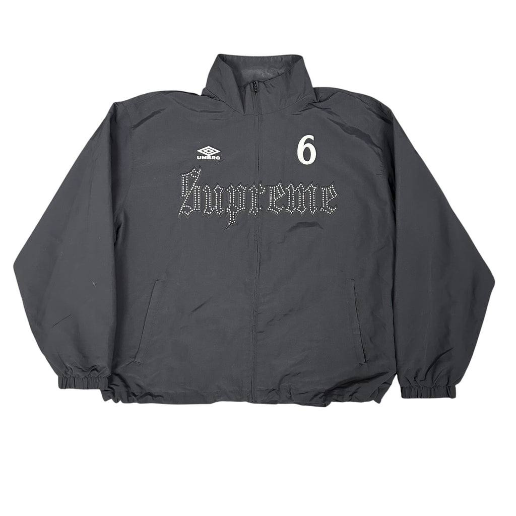 NEW Supreme x Umbro Rhinestone Track Jacket