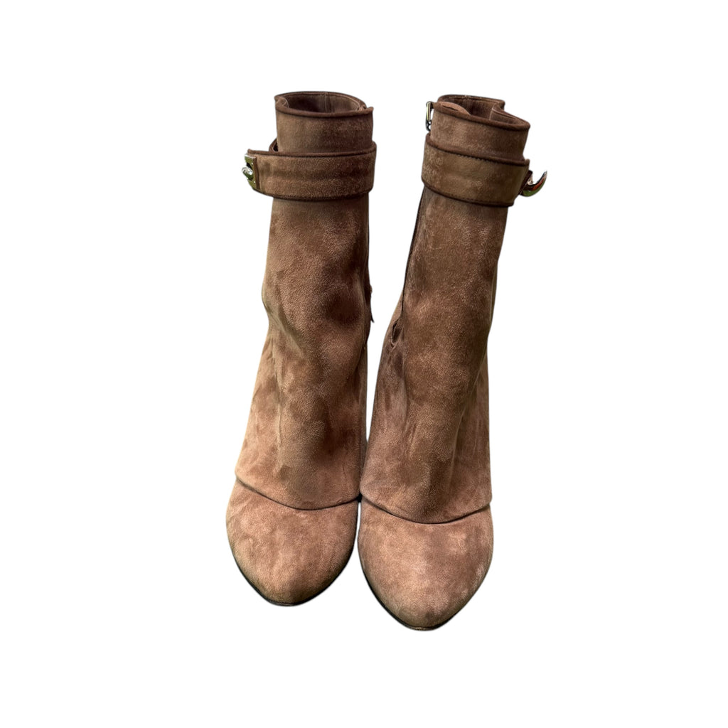 Brown Givenchy Shark Boots Up