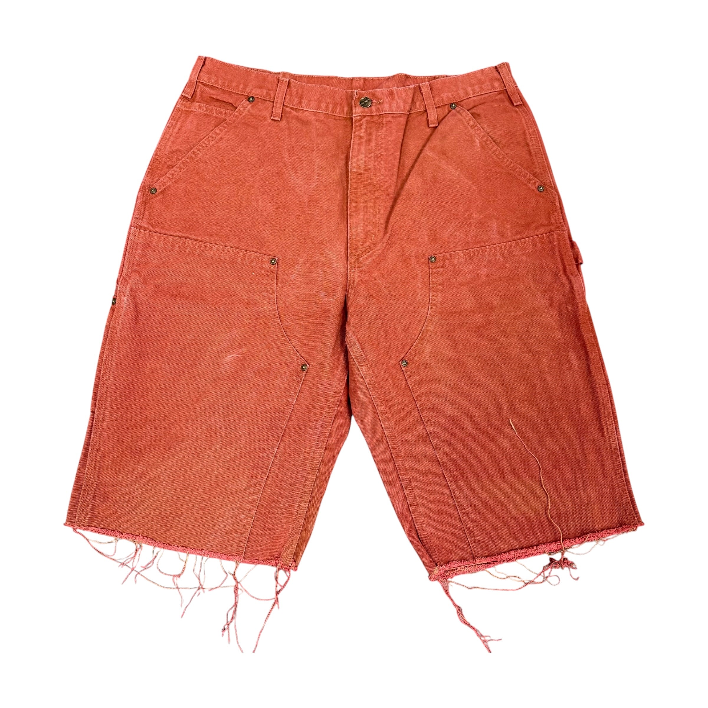 Pink Carhartt Double Knee Shorts(36)