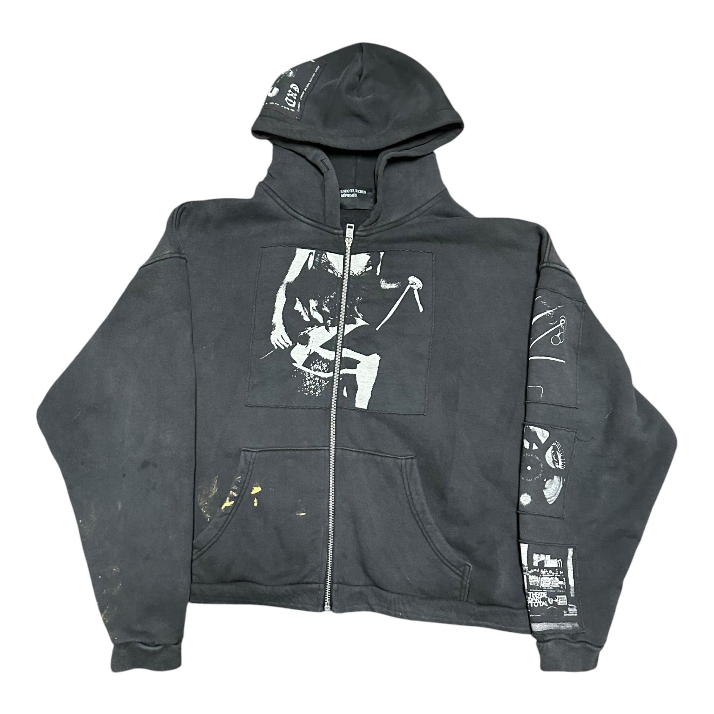 ERD Black "Asphyxiation Assemblage" Jacket(minor bleach stain)