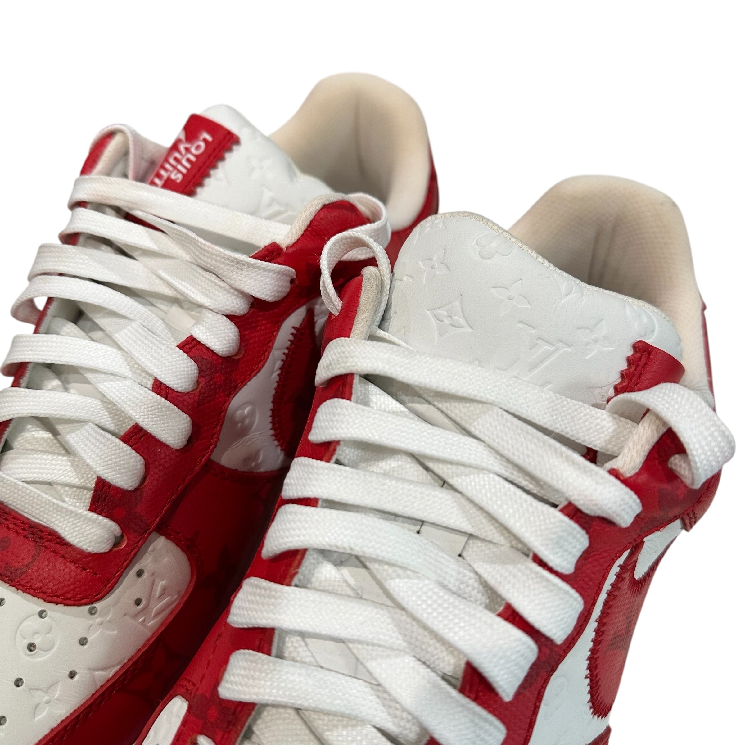 Nike Air Force 1 x Louis Vuitton Red (No Box or Accessories)