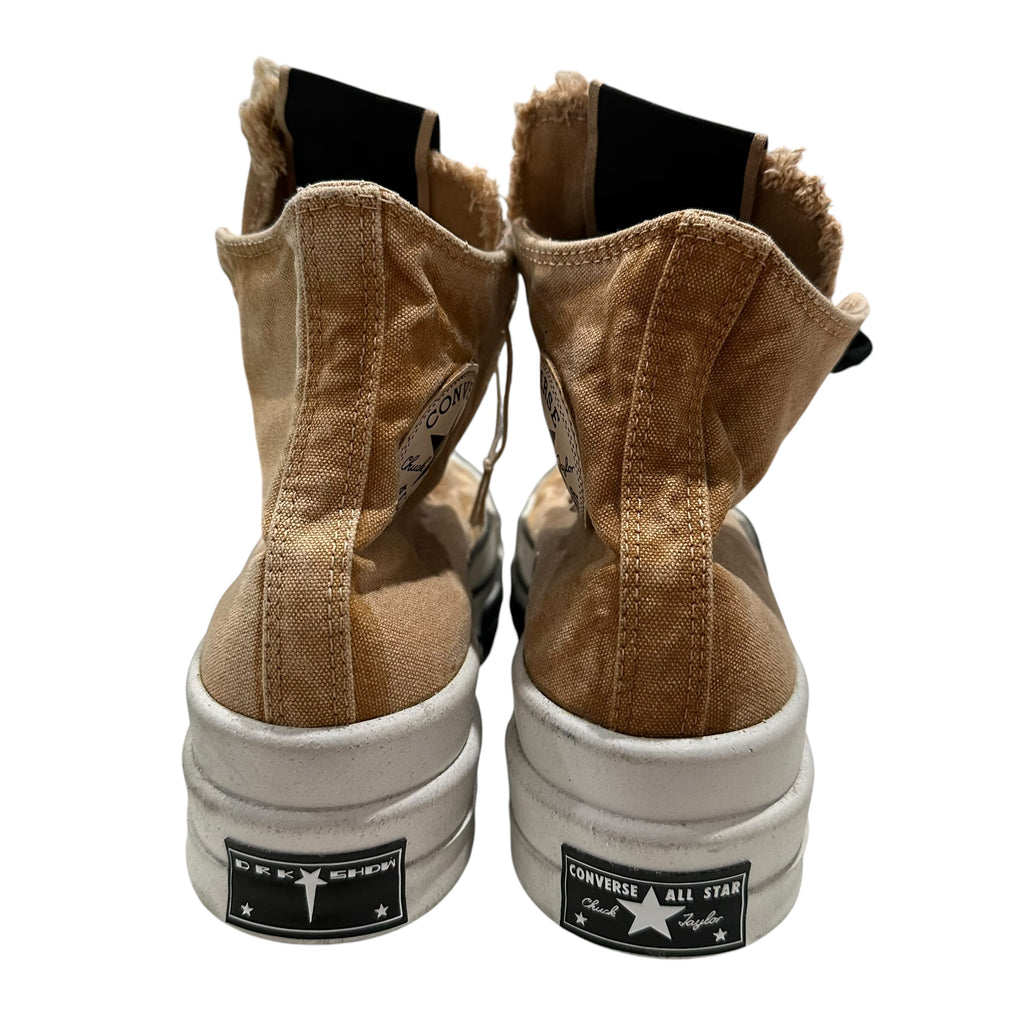 NEW Rick Owens DRKSHDW x Converse Khaki Platform Sneakers (No Box)