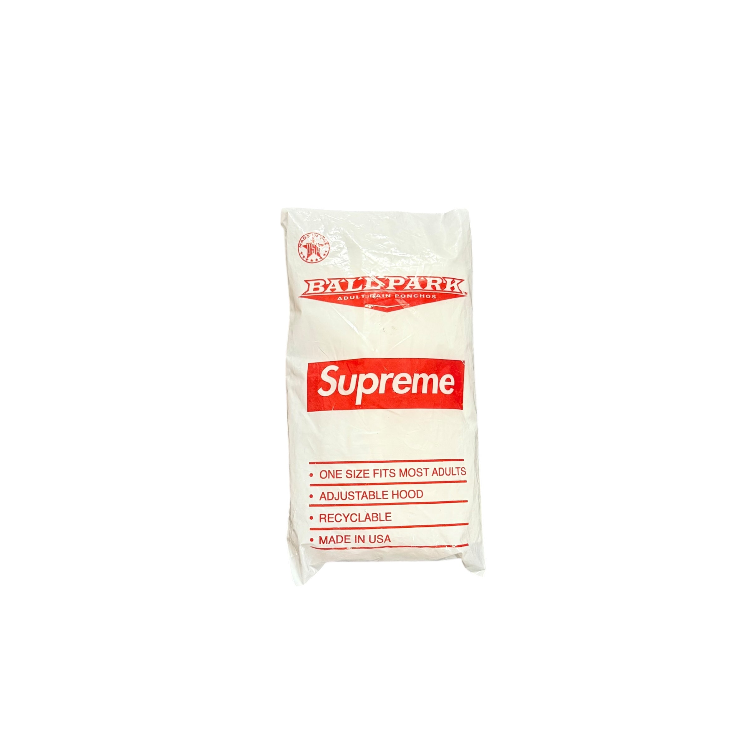 Supreme Ballpark Rain Poncho