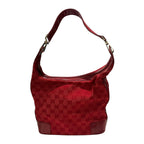 Gucci GG Canvas Hobo Bag Red