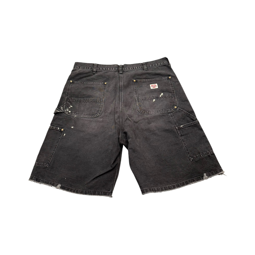 Saint Michael Black Double Knee Shorts