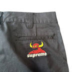 Supreme x Toy Machine Black Work Pants