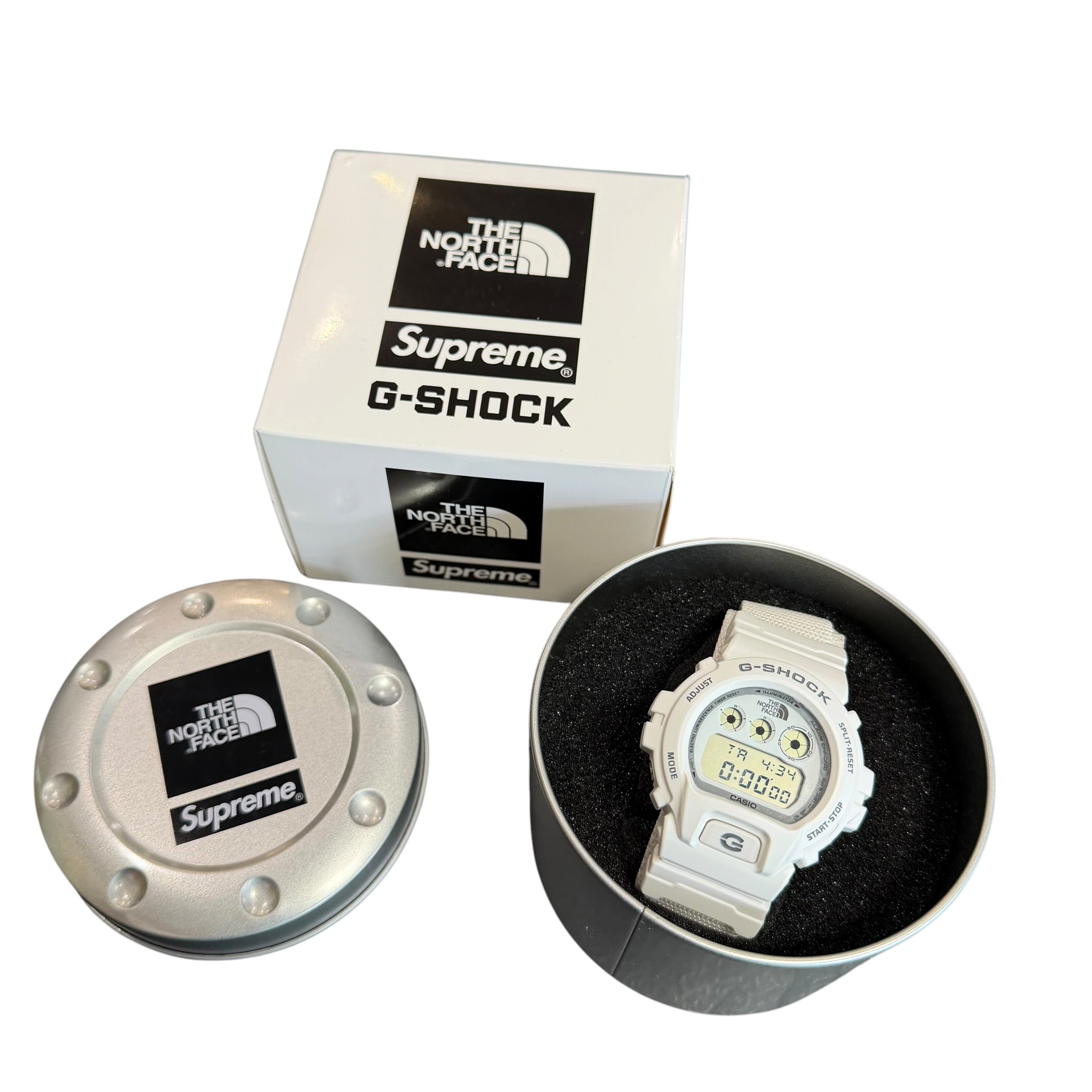 Supreme X North Face White  Gshock