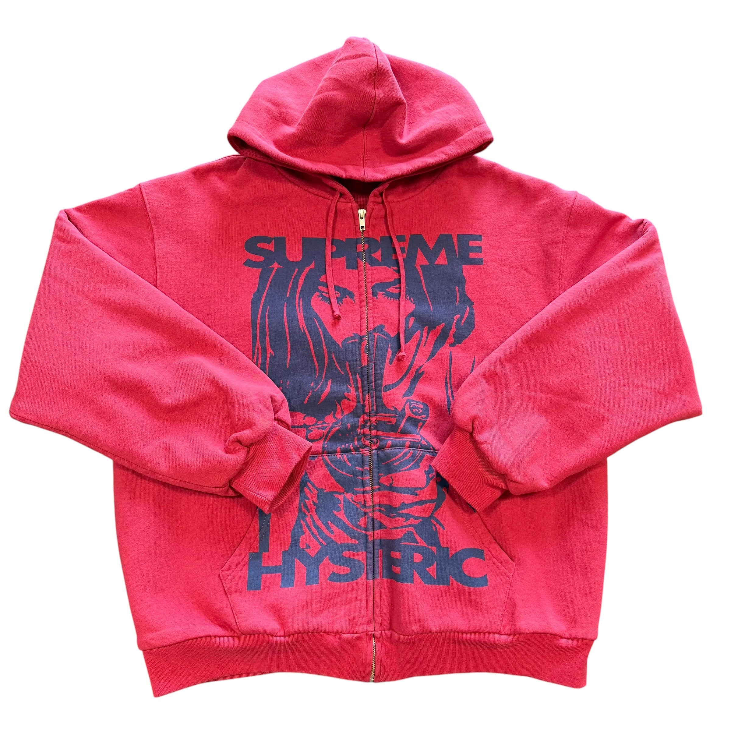 Supreme x Hysteric Glamour Thermal Lined Zip Up Hooded Sweatshirt