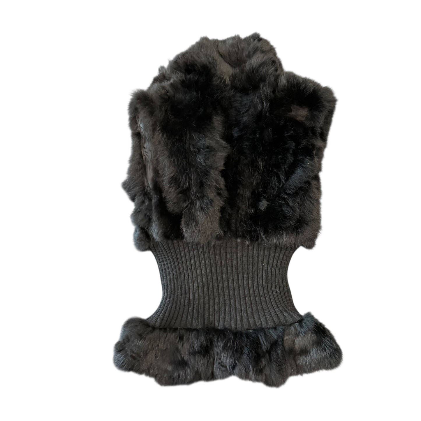 Guess Fur Vest Black FDWMNS