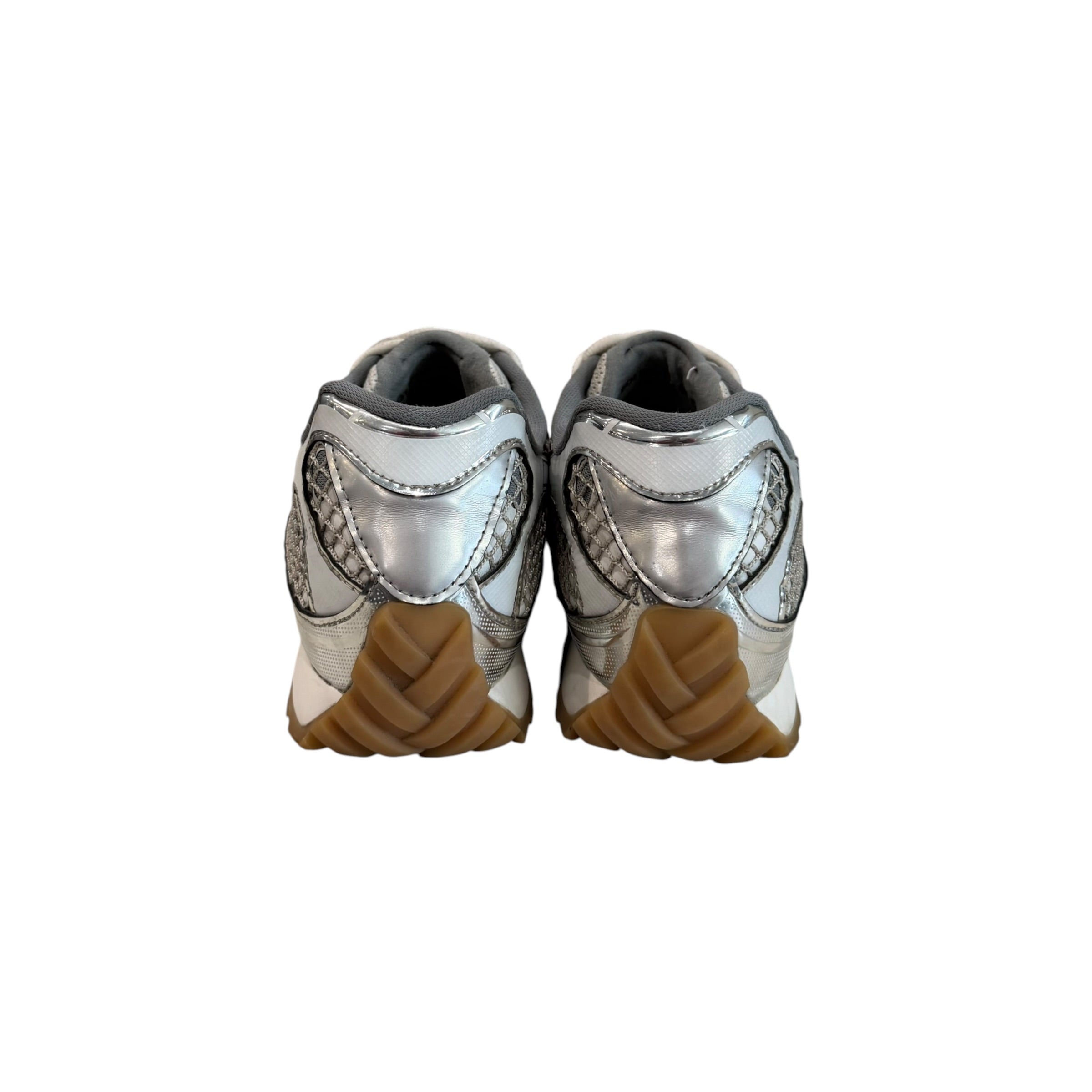 Bottega Veneta Orbit Sneakers Silver/White (No Box)