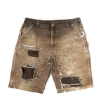 Vintage Carhartt Distressed Brown Double Knee Shorts